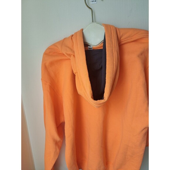 FRUIT OF THE LOOM Orange Sweater Hoodie  Size L - Picture 6 of 8
